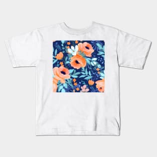 Wedding Flowers Pattern 13 Kids T-Shirt